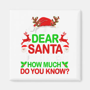 Lieber Weihnachten Ich kann lustige Weihnachts-Shi Magnet