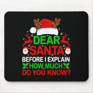 Lieber Weihnachten Ich kann lustige Weihnachts-Shi Mousepad