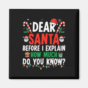 Lieber Weihnachten Ich kann Spaß Weihnachten Kinde Magnet