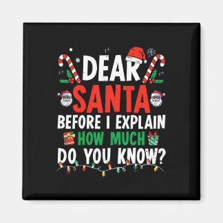 Lieber Weihnachten Ich kann Spaß Weihnachten Kinde Magnet