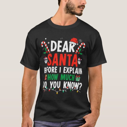 Lieber Weihnachten Ich kann Spaß Weihnachten Kinde T-Shirt (Vorderseite)