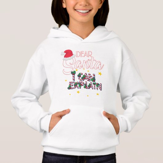 Lieber Weihnachten, ich kann Weihnachten erklären Hoodie (Vorderseite)