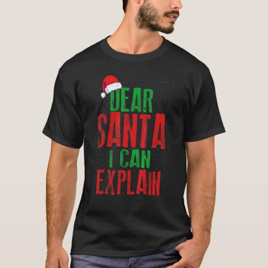 Lieber Weihnachten Ich kann Weihnachten erklären, T-Shirt (Vorderseite)