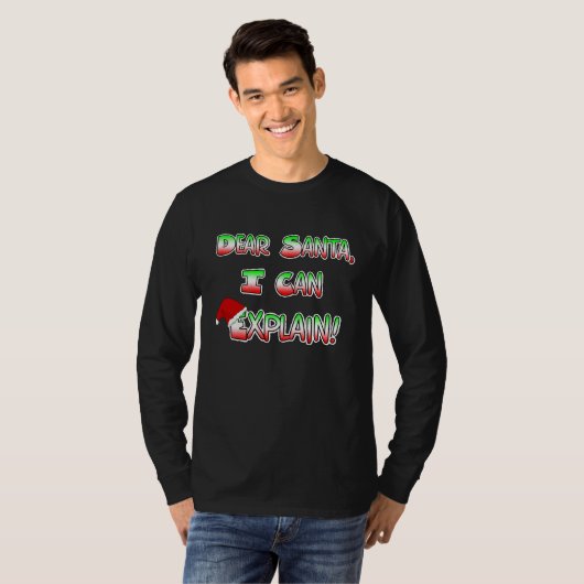 Lieber Weihnachten, ich kann Weihnachten Spaß erkl T-Shirt (Vorne ganz)