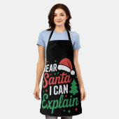 Lieber Weihnachten Ich kann Weihnachten Weihnachte Schürze (Getragen)