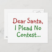 Lieber Weihnachten Ich plädiere für einen Wettbewe (Vorne/Hinten)