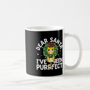 Lieber Weihnachten Ich war Purfect Funny Christmas Kaffeetasse