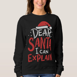 Lieber Weihnachten kann ich sagen, was Weihnachten Sweatshirt