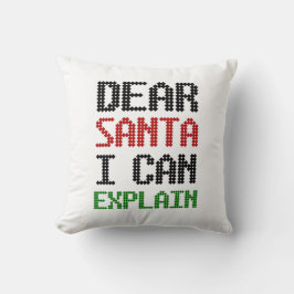 Lieber Weihnachten kann ich Weihnachten-Kinderlist Kissen