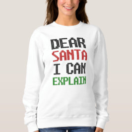 Lieber Weihnachten kann ich Weihnachten-Kinderlist Sweatshirt