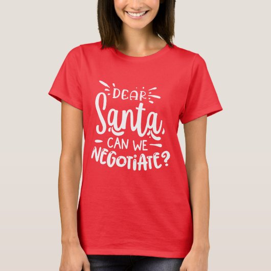 Lieber Weihnachten können wir über sonnige Weihnac T-Shirt (Vorderseite)