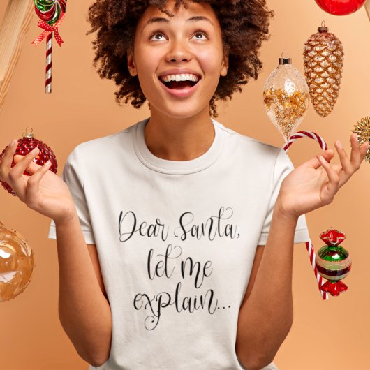 Lieber Weihnachten Lass Ich erkläre Spaß T-Shirt