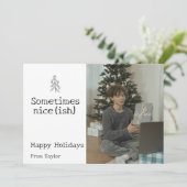 Lieber Weihnachten Manchmal schöne Weihnachten Per (Stehend Vorderseite)