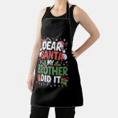 Lieber Weihnachten, mein Bruder hat es sonniges We Schürze (InSitu)