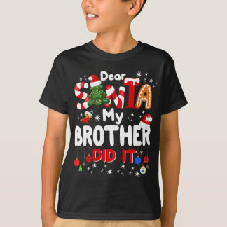 Lieber Weihnachten, mein Bruder hat es sonniges We T-Shirt