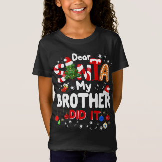 Lieber Weihnachten, mein Bruder hat es sonniges We T-Shirt