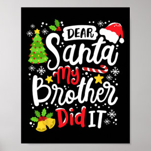 Lieber Weihnachten, mein Bruder hat es Spaß Weihna Poster