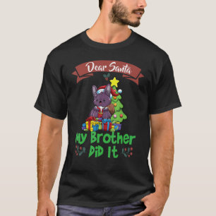 Lieber Weihnachten, mein Bruder hat Weihnachten ge T-Shirt