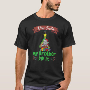 Lieber Weihnachten, mein Bruder hat Weihnachten pr T-Shirt