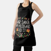 Lieber Weihnachten, mein Ehemann hat Weihnachten F Schürze (InSitu)