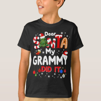 Lieber Weihnachten, mein Grammy hat Weihnachten gr T-Shirt