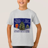 Lieber Weihnachten, mein Papa wird eingesetzt T-Shirt (Vorderseite)