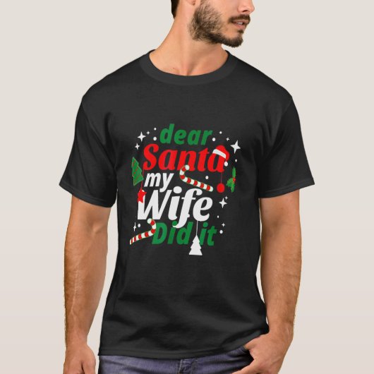 Lieber Weihnachten, meine Ehefrau hat Weihnachten T-Shirt (Vorderseite)