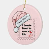 Lieber Weihnachten Niedlich Personalisierte Weihna Keramik Ornament (Links)