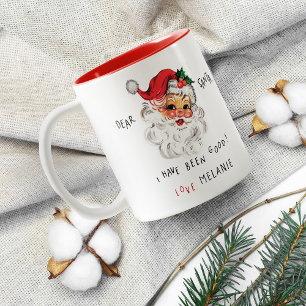 Lieber Weihnachten Personalisiert Weihnachten Tass Zweifarbige Tasse