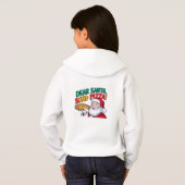 Lieber Weihnachten Pizza schicken Hoodie (Schwarz voll)
