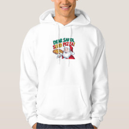 Lieber Weihnachten Pizza schicken Hoodie