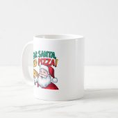 Lieber Weihnachten Pizza schicken Kaffeetasse (Vorderseite Links)