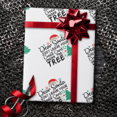 Lieber Weihnachten Verlass einfach Ihre Kreditkart Geschenkpapier