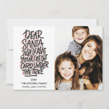 Lieber Weihnachten Verlass Ihre Kreditkarte Funny 