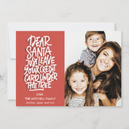 Lieber Weihnachten Verlass Ihre Kreditkarte Funny Karte