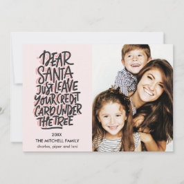 Lieber Weihnachten Verlass Ihre Kreditkarte Funny Karte