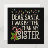 Lieber Weihnachten war besser als meine Schwester (Vorne/Hinten)