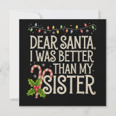 Lieber Weihnachten war besser als meine Schwester (Vorderseite)