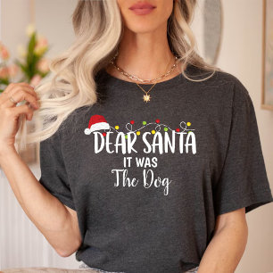 Lieber Weihnachten war es der Hund Weihnachten sch T-Shirt