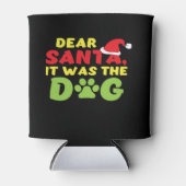 Lieber Weihnachten war es die Hundeschlittenpfeife Dosenkühler (Vorderseite)