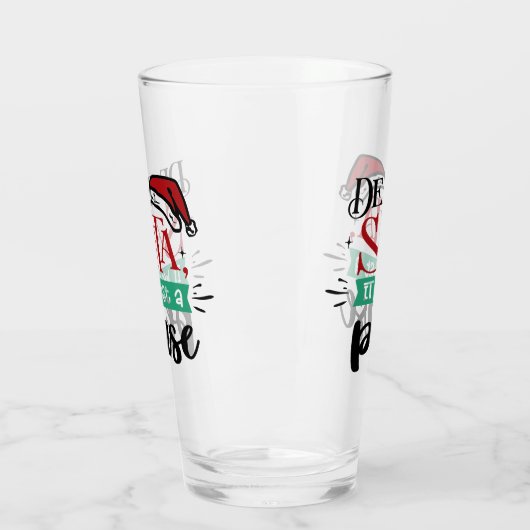 Lieber Weihnachten war es nur eine Phase | Christm Glas (Links)