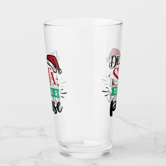 Lieber Weihnachten war es nur eine Phase | Christm Glas (Rechts)