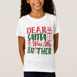 Lieber Weihnachten war mein Bruder Weihnachten T-Shirt