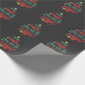 Lieber Weihnachten, warum du urteilst? Funny Chris Geschenkpapier (Ecke)