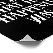 Lieber Weihnachten, was geschehen war, sonnige Wei Poster (Ecke)