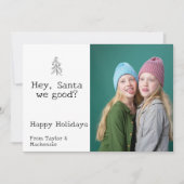 Lieber Weihnachten wir gute Weihnachten Personalis (Vorderseite)