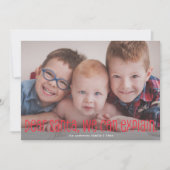 Lieber Weihnachten wir können Ihnen die lustige Fo (Vorderseite)