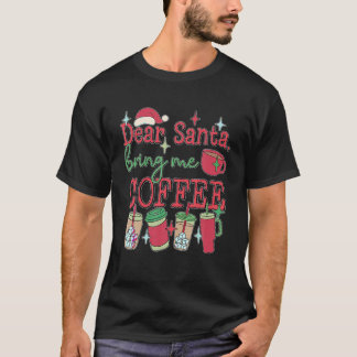 Lieber Weihnachts Kaffee Weihnachtskaffee Latte T-Shirt