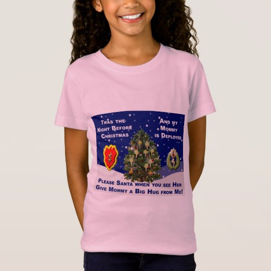 Lieber Weihnachts-Mommy ist einsatzbereit T-Shirt (Vorderseite)