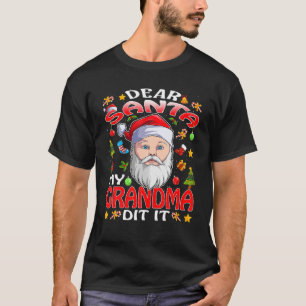 Lieber Weihnachts-Oma hat es lustig Weihnachten Pa T-Shirt
